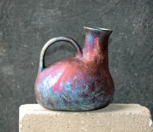 Southwest Raku Jug or Vase